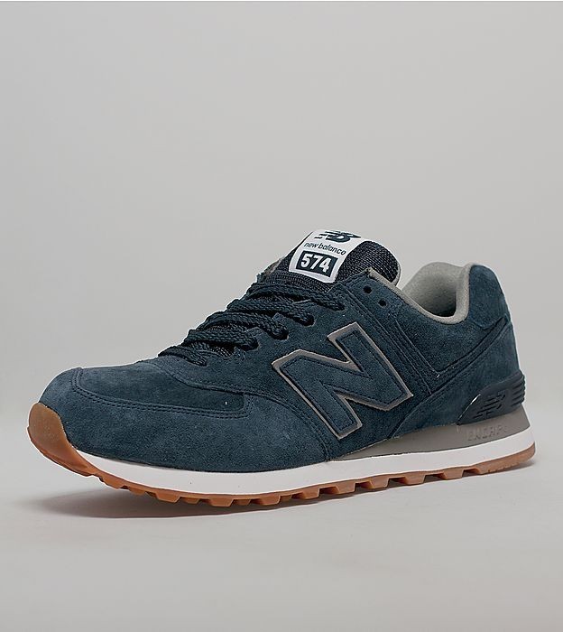 new balance 574 daim bleu marine